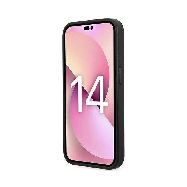 Karl Lagerfeld KLHCP14XSAPCHG iPhone 14 Pro Max 6.7 deklas sidabrinis Saffiano Choupette Head Patch