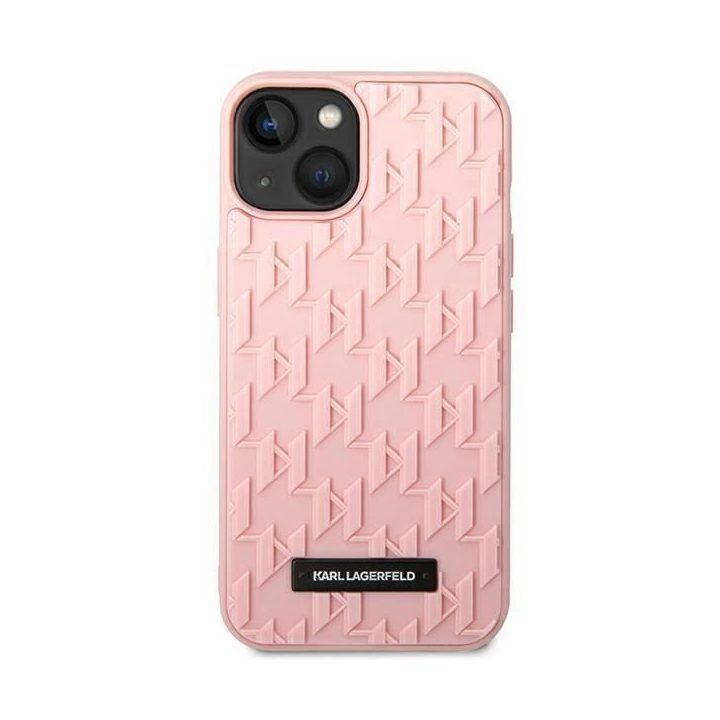 Karl Lagerfeld KLHCP14MRUPKLPP iPhone 14 Plus 6.7 deklas rožinis/rožinis 3D Monogram