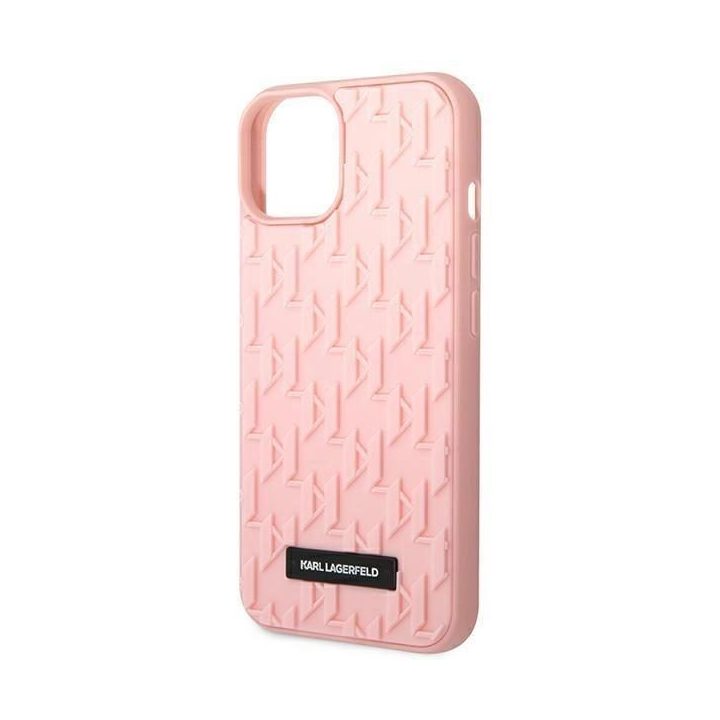 Karl Lagerfeld KLHCP14MRUPKLPP iPhone 14 Plus 6.7 deklas rožinis/rožinis 3D Monogram