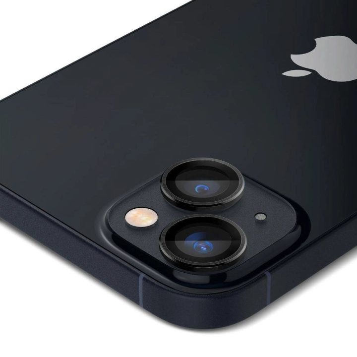 Spigen OPTIK.TR EZ FIT CAMERA PROTECTOR 2-PACK IPHONE 14/14 PLUS BLACK DANGTELIS