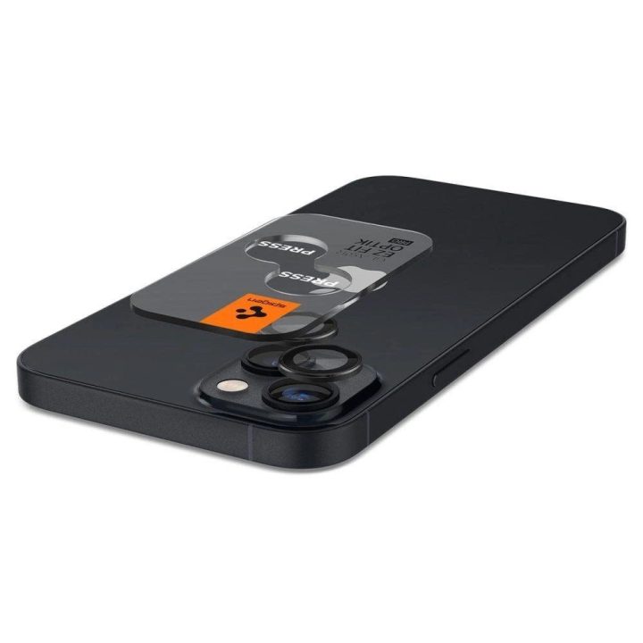 Spigen OPTIK.TR EZ FIT CAMERA PROTECTOR 2-PACK IPHONE 14/14 PLUS BLACK DANGTELIS