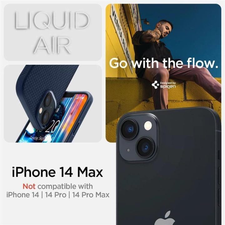 Spigen LIQUID AIR IPHONE 14 PLUS NAVY BLUE