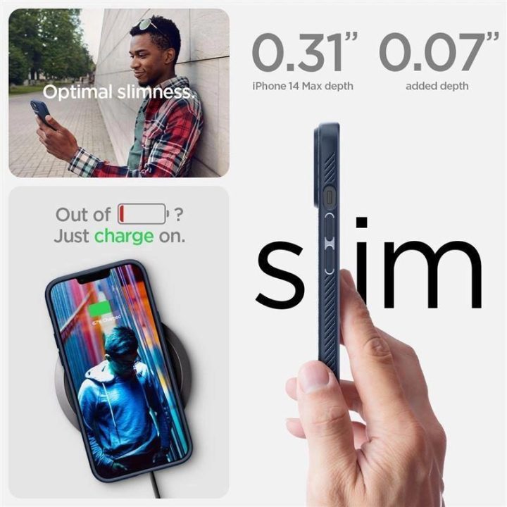 Spigen LIQUID AIR IPHONE 14 PLUS NAVY BLUE