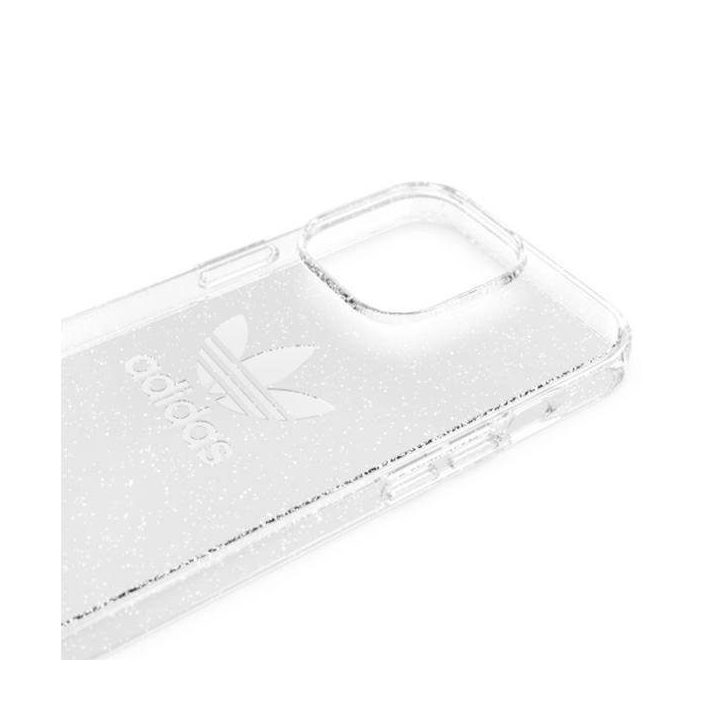 Adidas OR apsauginis iPhone 13 Pro / 13 6,1 skaidrus korpusas su blizgučiais, skaidrus 47120