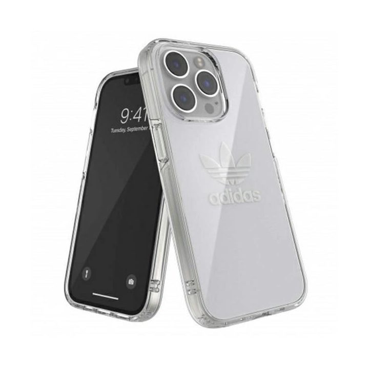 Adidas OR apsauginis iPhone 14 Pro 6.1 skaidrus dėklas skaidrus 50230