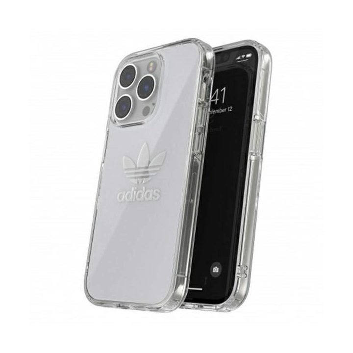 Adidas OR apsauginis iPhone 14 Pro 6.1 skaidrus dėklas skaidrus 50230