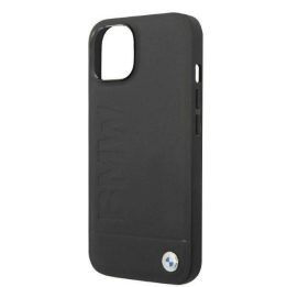 Dėklas BMW BMHMP14MSLLBK iPhone 14 Plus 6.7 juodas / juodas deklas Signature Logo Imprint Magsafe