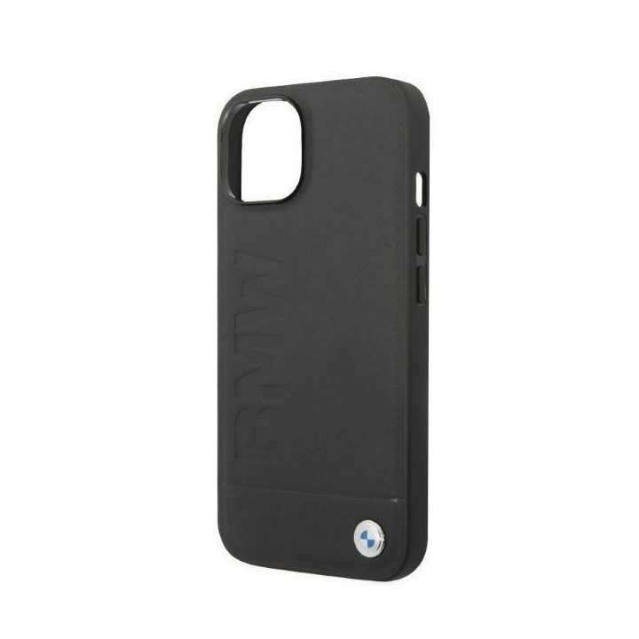Dėklas BMW BMHMP14MSLLBK iPhone 14 Plus 6.7 juodas / juodas deklas Signature Logo Imprint Magsafe