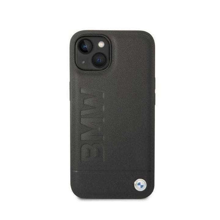Dėklas BMW BMHMP14MSLLBK iPhone 14 Plus 6.7 juodas / juodas deklas Signature Logo Imprint Magsafe