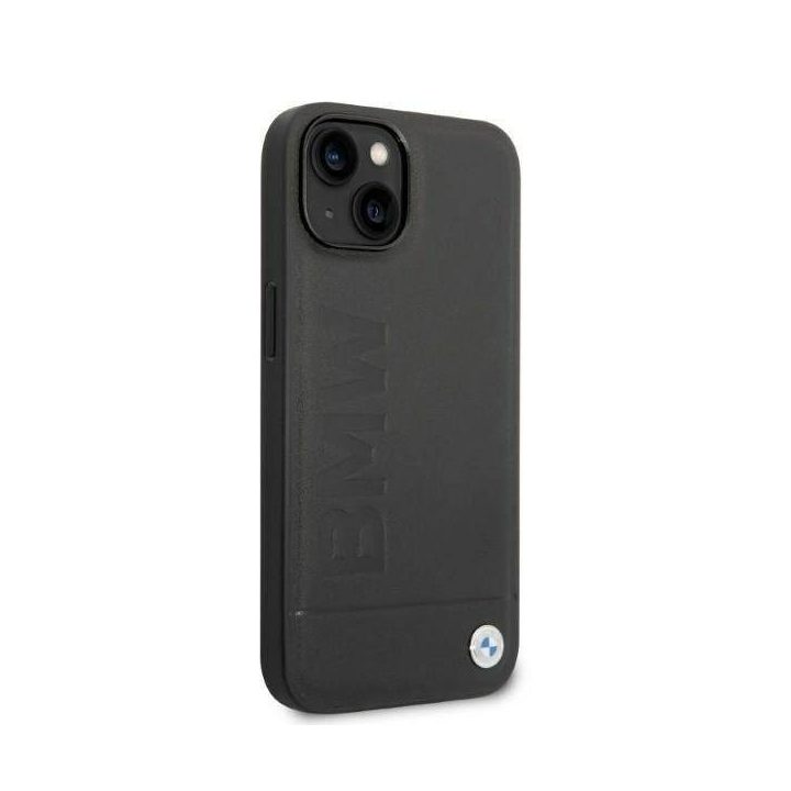 Dėklas BMW BMHMP14MSLLBK iPhone 14 Plus 6.7 juodas / juodas deklas Signature Logo Imprint Magsafe