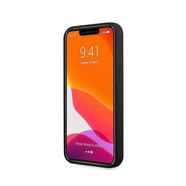 Ferrari FESSIHCP13SBK iPhone 13 mini 5,4 juodas/juodas deklas Silikonas