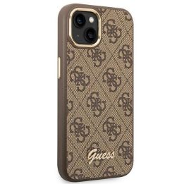 Guess GUHCP14MHG4SHW iPhone 14 Plus 6,7 rudos spalvos / rudas deklas 4G Vintage Gold Logo