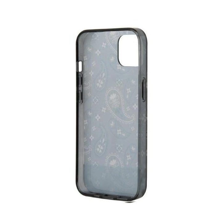 Guess GUHCP14MHGBNHK iPhone 14 Plus 6,7 juodos/juodos spalvos deklas Bandana Paisley