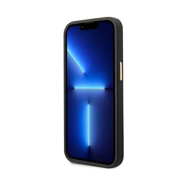 Guess GUHCP14MHGGCRHK iPhone 14 Plus 6,7 juodas / juodas kietas dėklas Croco kolekcija