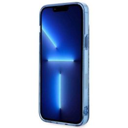 Guess GUHCP14MHGPLHB iPhone 14 Plus 6.7 mėlynas/mėlynas deklas Porcelain Collection