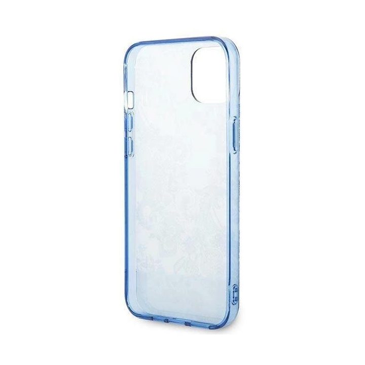 Guess GUHCP14MHGPLHB iPhone 14 Plus 6.7 mėlynas/mėlynas deklas Porcelain Collection