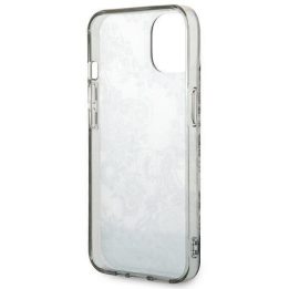 Guess GUHCP14MHGPLHG iPhone 14 Plus 6.7 pilkas / pilkas deklas Porcelain Collection
