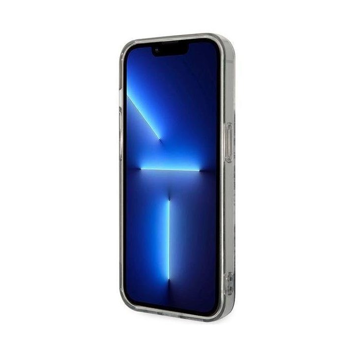 Guess GUHCP14XHGPLHG iPhone 14 Pro Max 6.7 pilkas / pilkas deklas Porcelain Collection