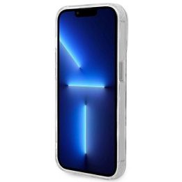 Guess GUHMP14LHTRMS iPhone 14 Pro 6.1 sidabrinis/sidabrinis deklas Metal Outline Magsafe