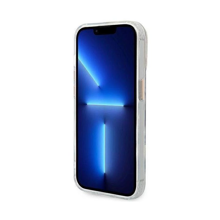 Guess GUHMP14XHTRMD iPhone 14 Pro Max 6.7 aukso / aukso spalvos deklas Metal Outline Magsafe