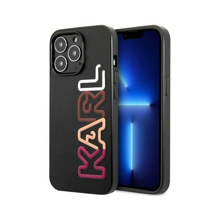 Karl Lagerfeld KLHCP13LPCOBK iPhone 13 Pro / 13 6,1 Juodos spalvos/juodas deklas Multipink Gamintojas
