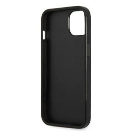 Karl Lagerfeld KLHCP13SMNMP1K iPhone 13 mini 5,4 deklas juodas / juodas Monogramos plokštelė