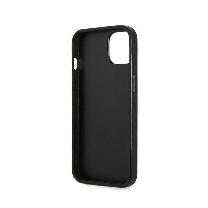 Karl Lagerfeld KLHCP13SMNMP1K iPhone 13 mini 5,4 deklas juodas / juodas Monogramos plokštelė