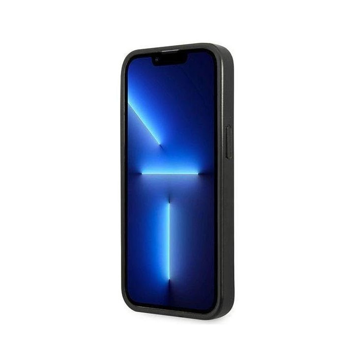 Karl Lagerfeld KLHCP13SMNMP1K iPhone 13 mini 5,4 deklas juodas / juodas Monogramos plokštelė