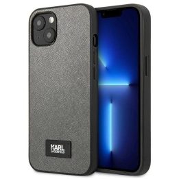 Karl Lagerfeld KLHCP13SSFMP2DG iPhone 13 mini 5.4 deklas sidabrinis / sidabrinis Saffiano apnašas