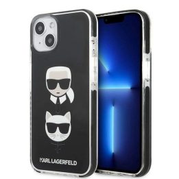Karl Lagerfeld KLHCP13STPE2TK iPhone 13 mini 5.4 deklas juodas / juodas Karl & Choupette Head