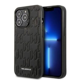 Karl Lagerfeld KLHCP13XMNMP1K iPhone 13 Pro Max 6,7 deklas juodos/juodos spalvos su monograma