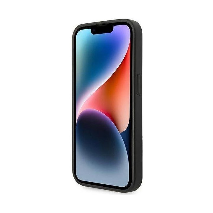 Karl Lagerfeld KLHCP14LGFKPG iPhone 14 Pro 6.1 deklas sidabrinis / sidabrinis Glitter Flakes Ikonik