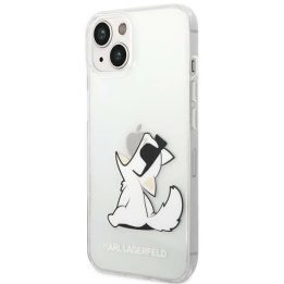 Karl Lagerfeld KLHCP14MCFNRC iPhone 14 Plus 6.7 deklas skaidrus / permatomas Choupette Fun