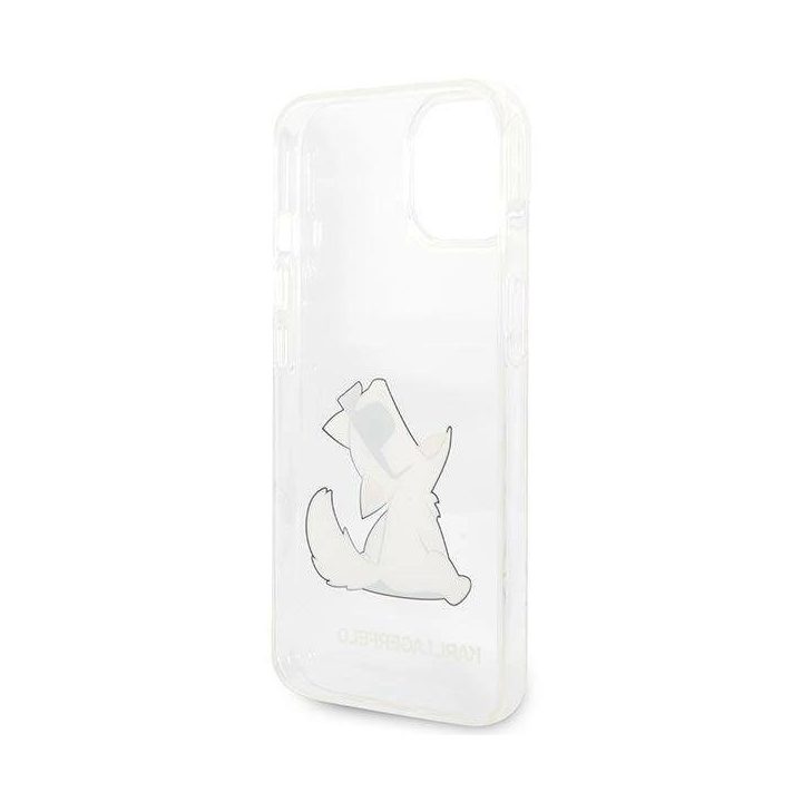 Karl Lagerfeld KLHCP14MCFNRC iPhone 14 Plus 6.7 deklas skaidrus / permatomas Choupette Fun