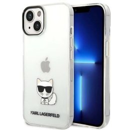 Karl Lagerfeld KLHCP14MCTTR iPhone 14 Plus 6.7 deklas skaidrus / permatomas Choupette Bodis