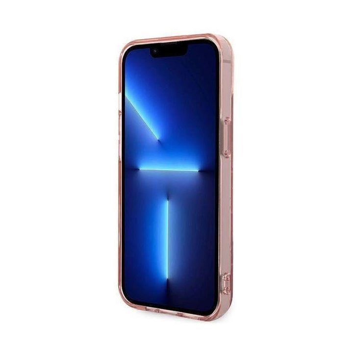 Karl Lagerfeld KLHCP14MHKLSPCP iPhone 14 Plus 6.7 deklas rožinis / rožinis Mono Vertical Stripe