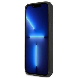 Karl Lagerfeld KLHCP14MKH3DBK iPhone 14 Plus 6.7 juodas / juodas deklas 3D Guma Karlo galva