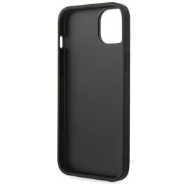 Karl Lagerfeld KLHCP14MSAKLHPG iPhone 14 Plus 6.7 deklas pilka / pilka Saffiano Mono Metal Logo