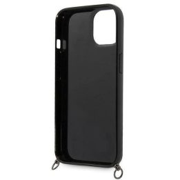 Karl Lagerfeld KLHCP14SSTSTP iPhone 14 6.1 deklas rožinis / rožinis Spalvotų juostelių dirželis