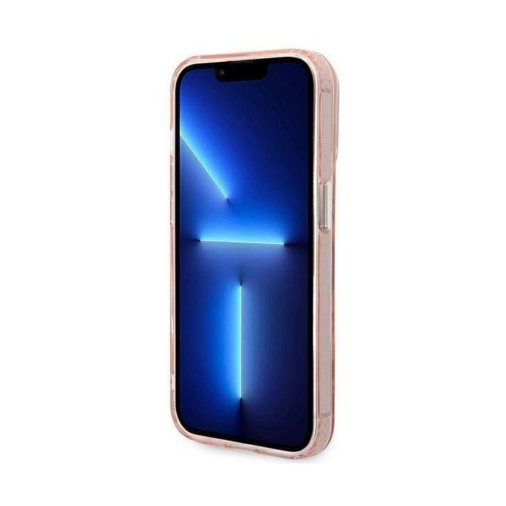 Karl Lagerfeld KLHMP14LHKCP iPhone 14 Pro 6.1 deklas rausvas/rožinis Karl & Choupette Aliuminis Magsafe
