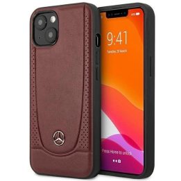 Mercedes MEHCP14MARMRE iPhone 14 Plus 6.7 raudonas / raudonas deklas odinis Urban Bengale