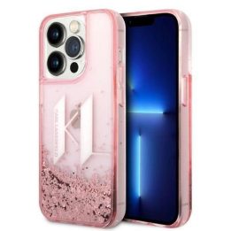 Karl Lagerfeld KLHCP14LLBKLCP iPhone 14 Pro 6.1 pink / pink deklas Liquid Glitter Big KL