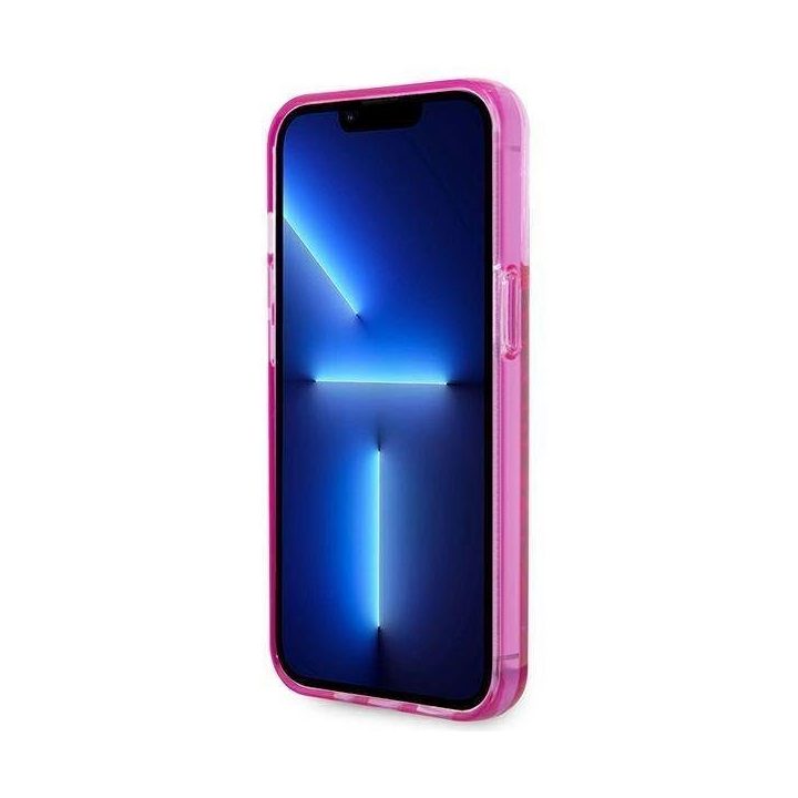 Karl Lagerfeld KLHCP14XLCKVF iPhone 14 Pro Max 6.7 pink / pink deklas Liquid Glitter Elong