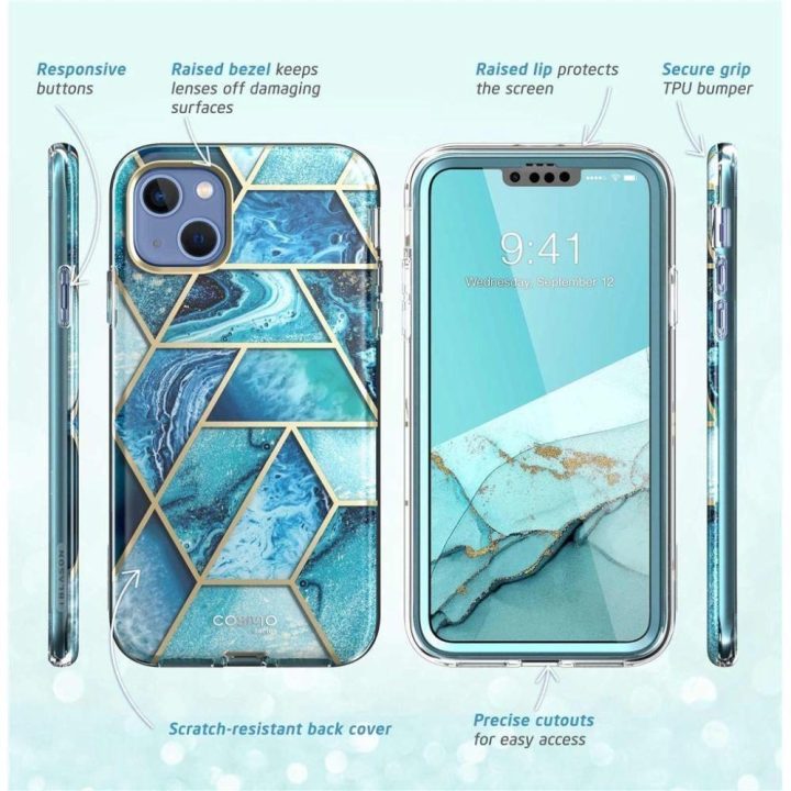 COSMO IPHONE 14 PLUS OCEAN BLUE“ dėklas