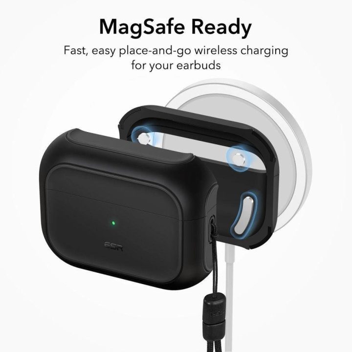 ESR ORBIT HALOLOCK MAGSAFE Apple AIRPODS PRO 1/2 BLACK