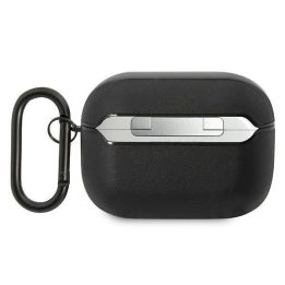 AMG odinis AirPods Pro dėklas su dideliu logotipu - juodas