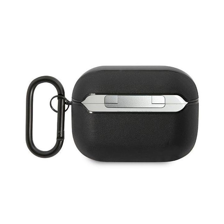AMG odinis AirPods Pro dėklas su dideliu logotipu - juodas