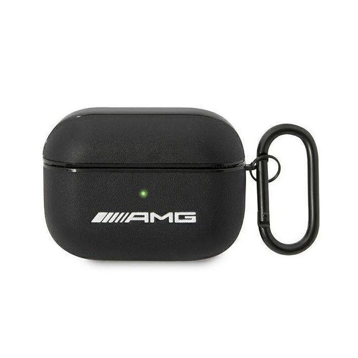 AMG odinis AirPods Pro dėklas su dideliu logotipu - juodas