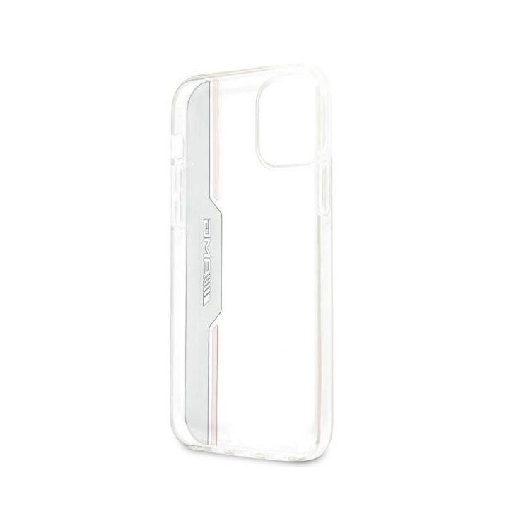 AMG Electroplate vertikalus dėklas iPhone 12 / iPhone 12 Pro - Skaidrus