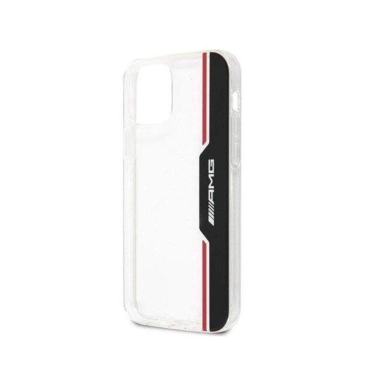 AMG Electroplate vertikalus dėklas iPhone 12 / iPhone 12 Pro - Skaidrus